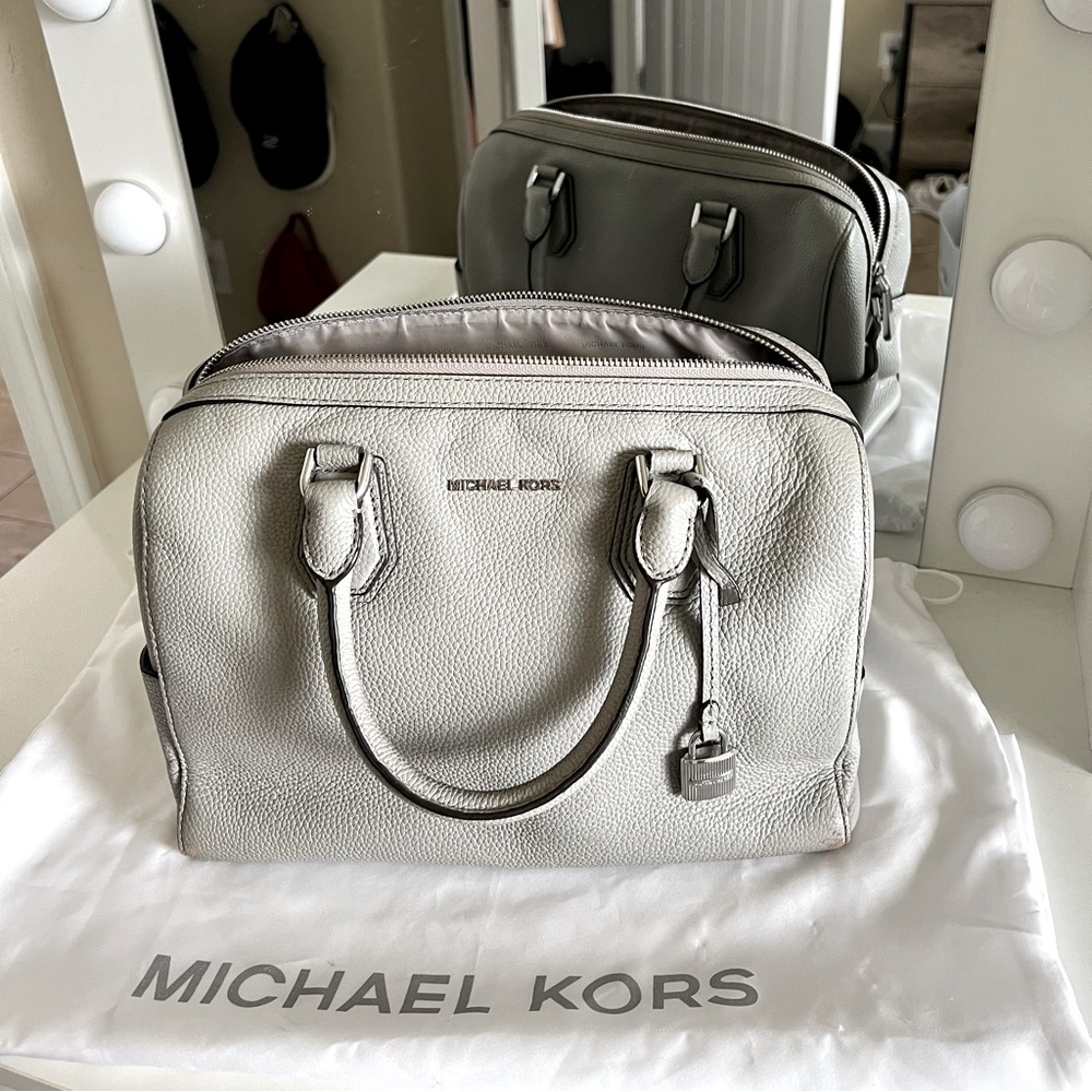 Michael Kors Mercer Medium Leather Duffel